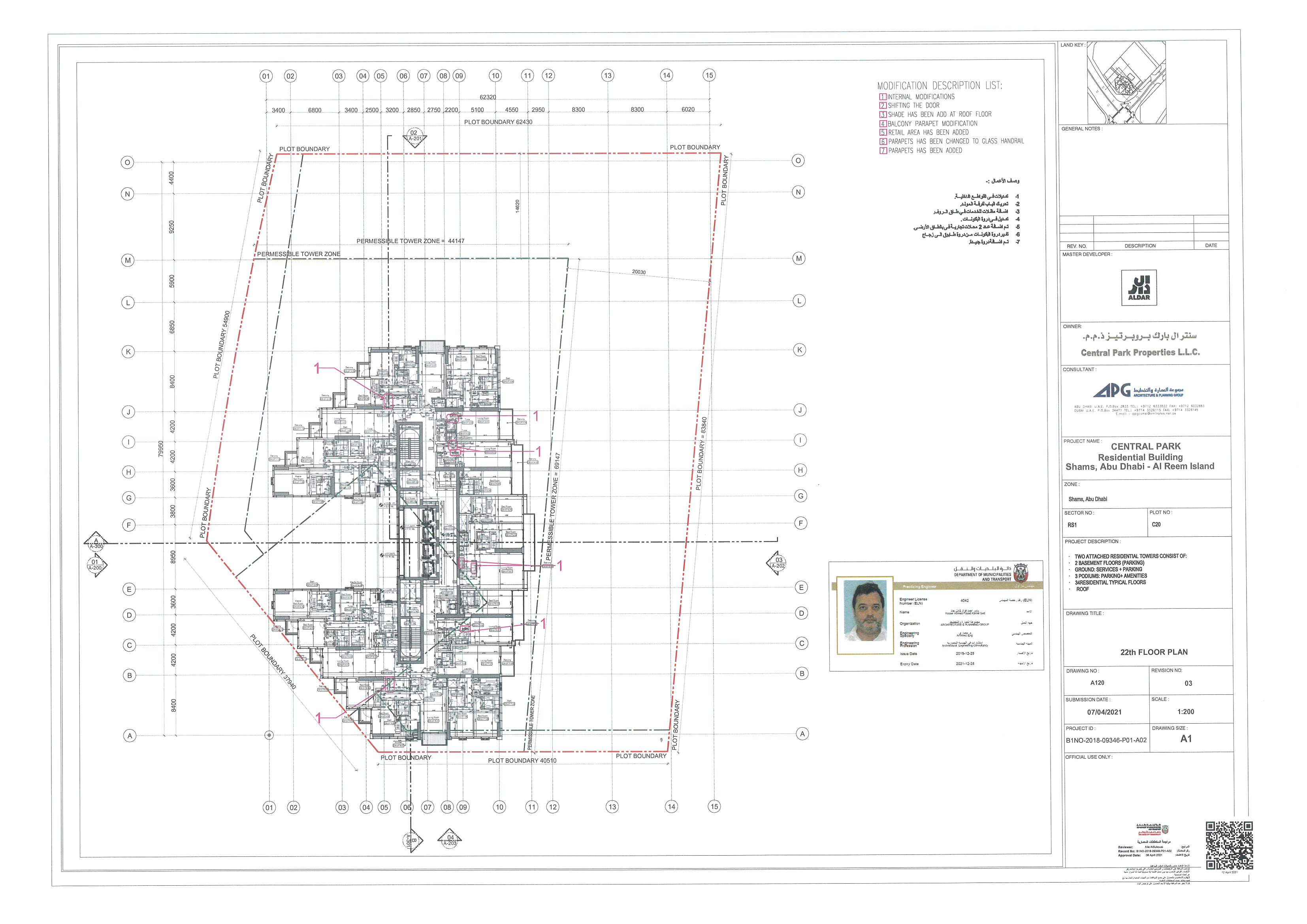 BLUE LAKE PROPERTIES - CENTRAL PARK